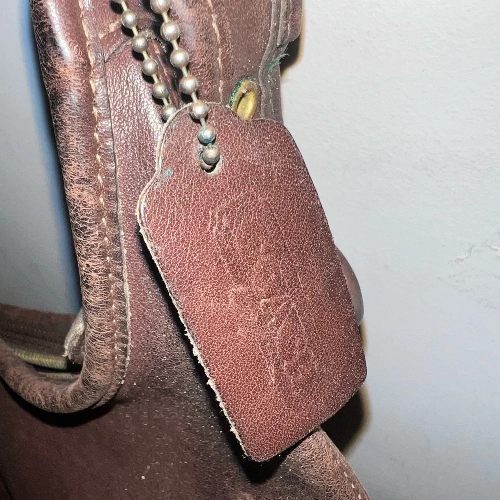 Vintage Coach #9058 Legacy Hobo Bag with Brass Accents - Picture 2 of 12